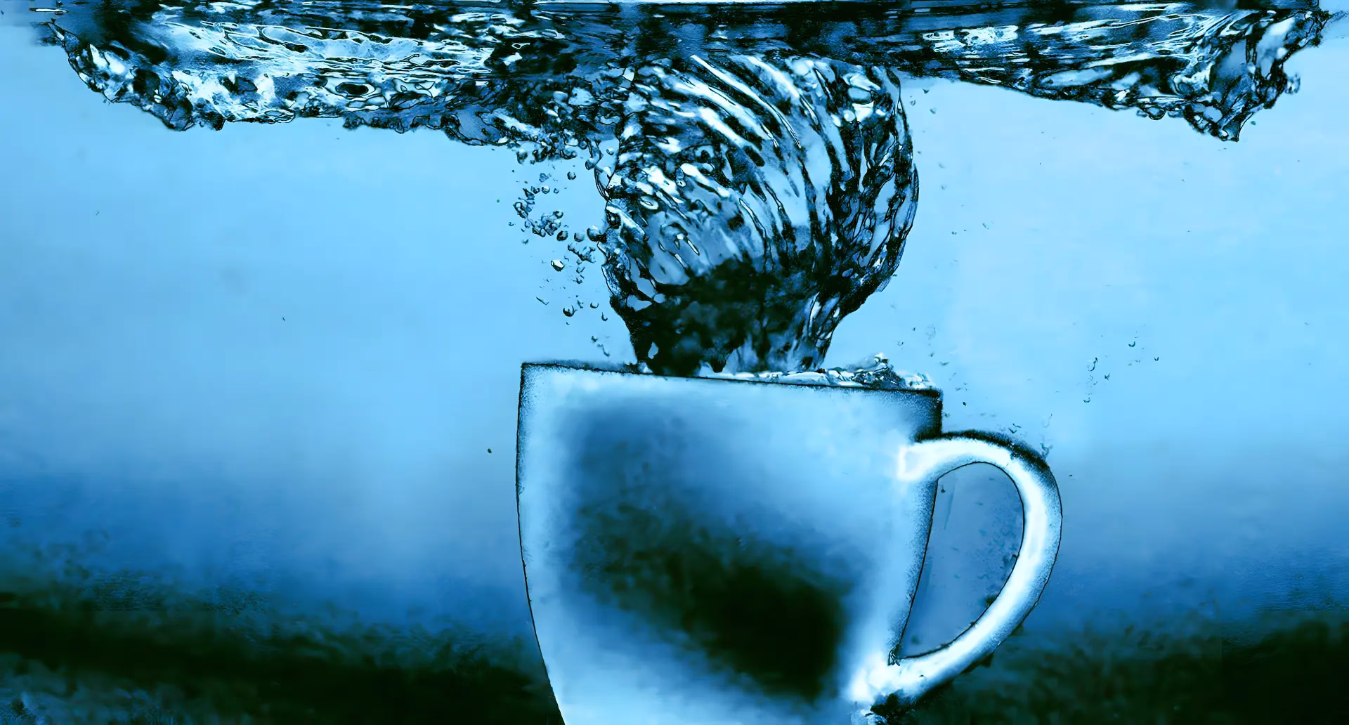 Home 1 Tornado splash out of a coffee cup